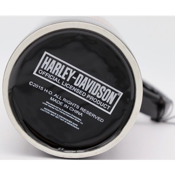 Harley-Davidson Ceramic Travel Mug With Eagle Logo & Gift Box - Picture 3 of 12